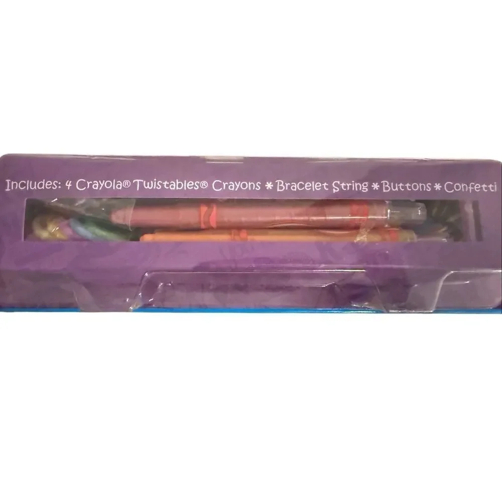 Brand New Flowerpot Press Crayola My Party Style Craft Kit: Bracelet String